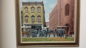 Painting done by Alicia Rhett, hangs in office of the president that The Citadel.